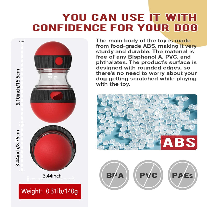 Pawsh interactive cat and dog toy with built in feeding dispenser